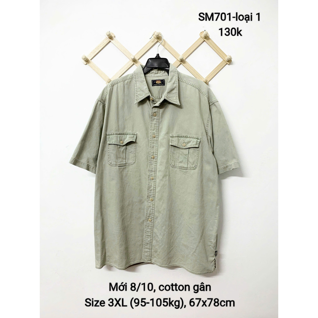 [Size 3XL/95-105kg]Sơ mi 2hand, sơ mi flannel, chicano [Gò Vấp/Hỏa Tốc]