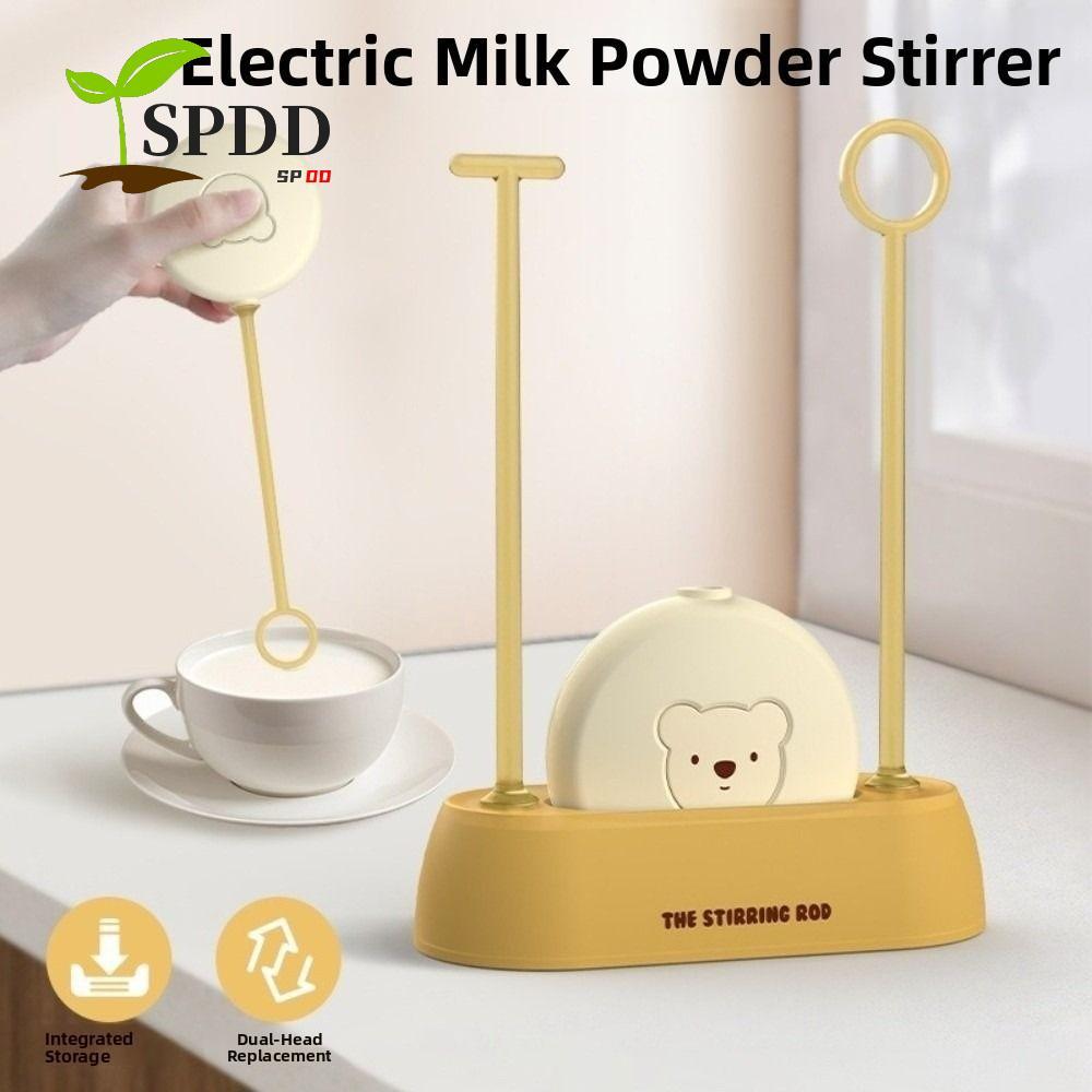 Máy trộn tạo bọt sữa SPDD, Máy tạo bọt sữa điện mô hình pin không dây, Máy khuấy điện cầm tay cầm tay điện tự động Nhà bếp