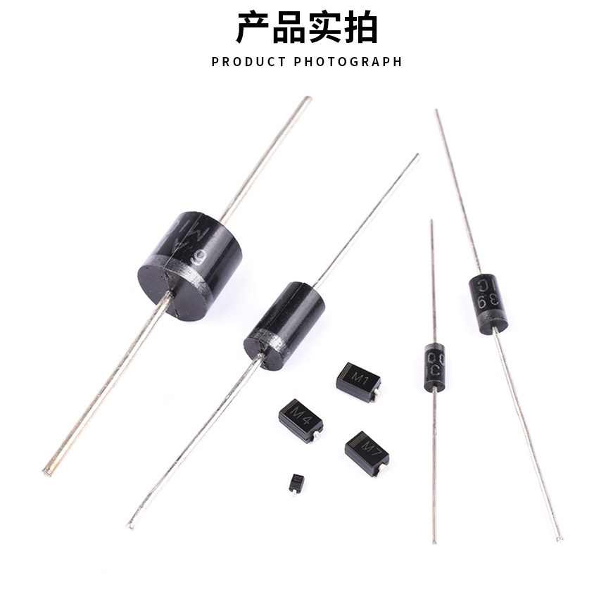 Bán Chạy Bán 1N4007 5819 5408 5401 5404 5822 6A10A10 IN4001 Diode Chỉnh Lưu In-Line
