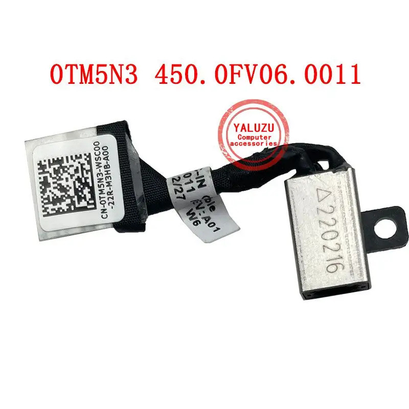 Laptop Mới DC Jack Cáp Cho Dell Latitude 3400 3500 Inspiron 5584 5583 P86F P85F 0TM5N3 450.0FV06.001