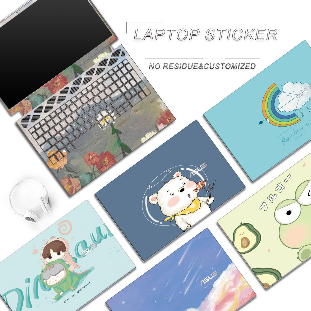 ASUS Zenbook S16 UM5606 3 Chiếc ABC Không Dư Lượng Costomized Máy Tính Laptop Precut Decal Da Vinyl 