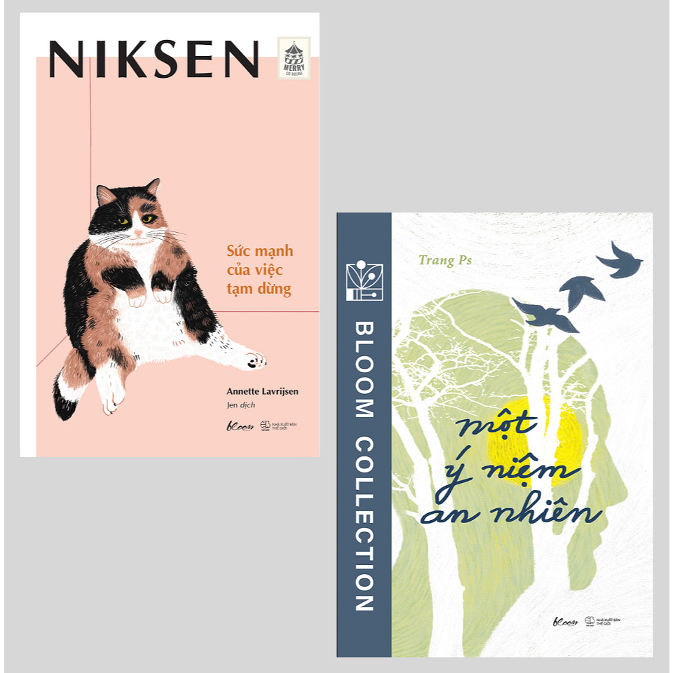 Sách - bo 2 Cuốn: Niksen - Sức Mạnh Của Việc Tạm Dừng + Một Ý Niệm An Nhiên