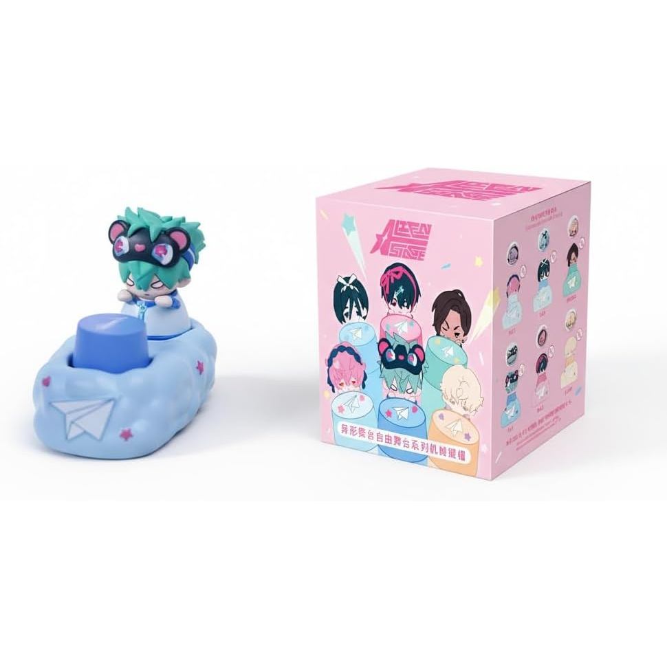 YJacuing Alien Stage Free Stage Series Blind Box Keycaps Nhân vật, Anime được cấp phép chính thức AL