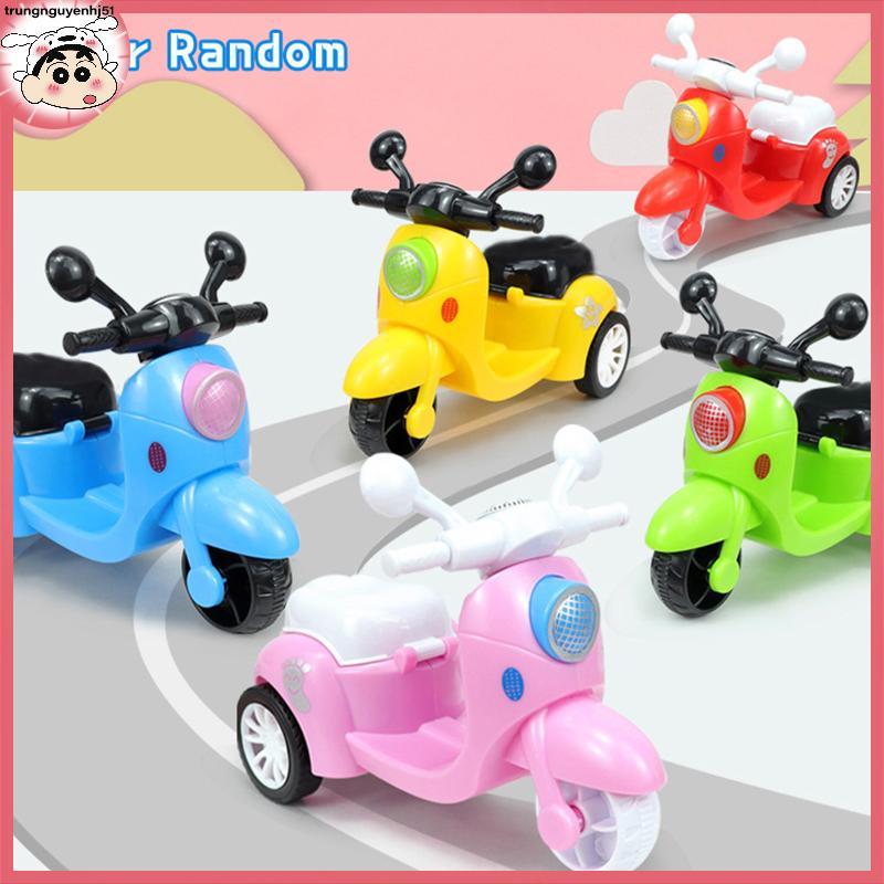 [Tàu 12 giờ] Pull Back Motorcycle inertia Miniature Motorbike Model Interactive VN