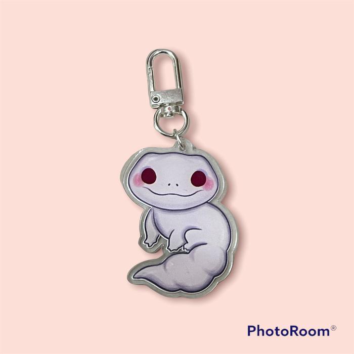 Gantungan Kunci Akrilik / Acrylic Keychain Leopard Gecko DB 8