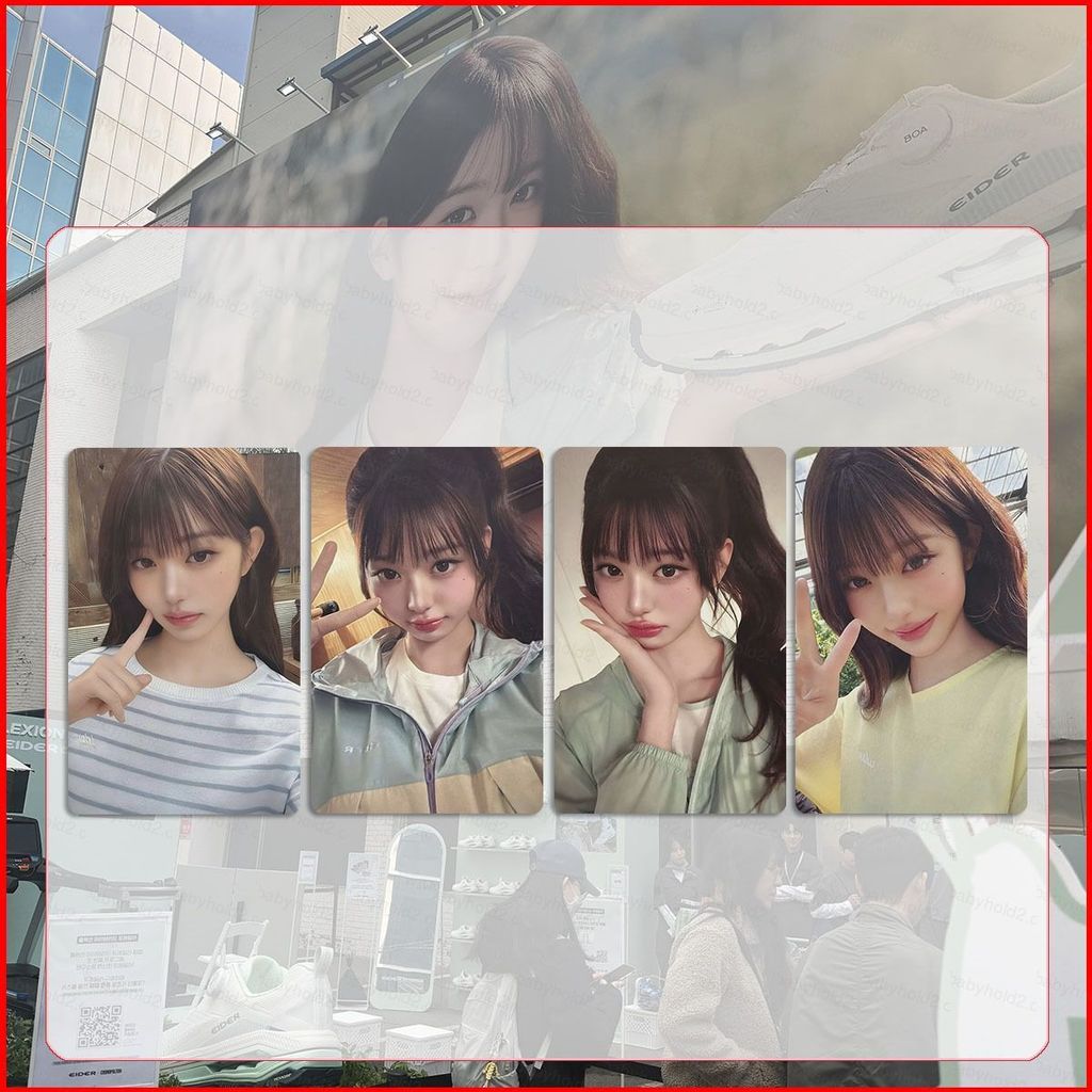 BH2 4 Cái / bộ IVE JANG WANNYOOUNG LOMO Card WANNYOOUNG x EIDER Bưu Thiếp Bộ Sưu Tập Ngôi Sao Ngoại 