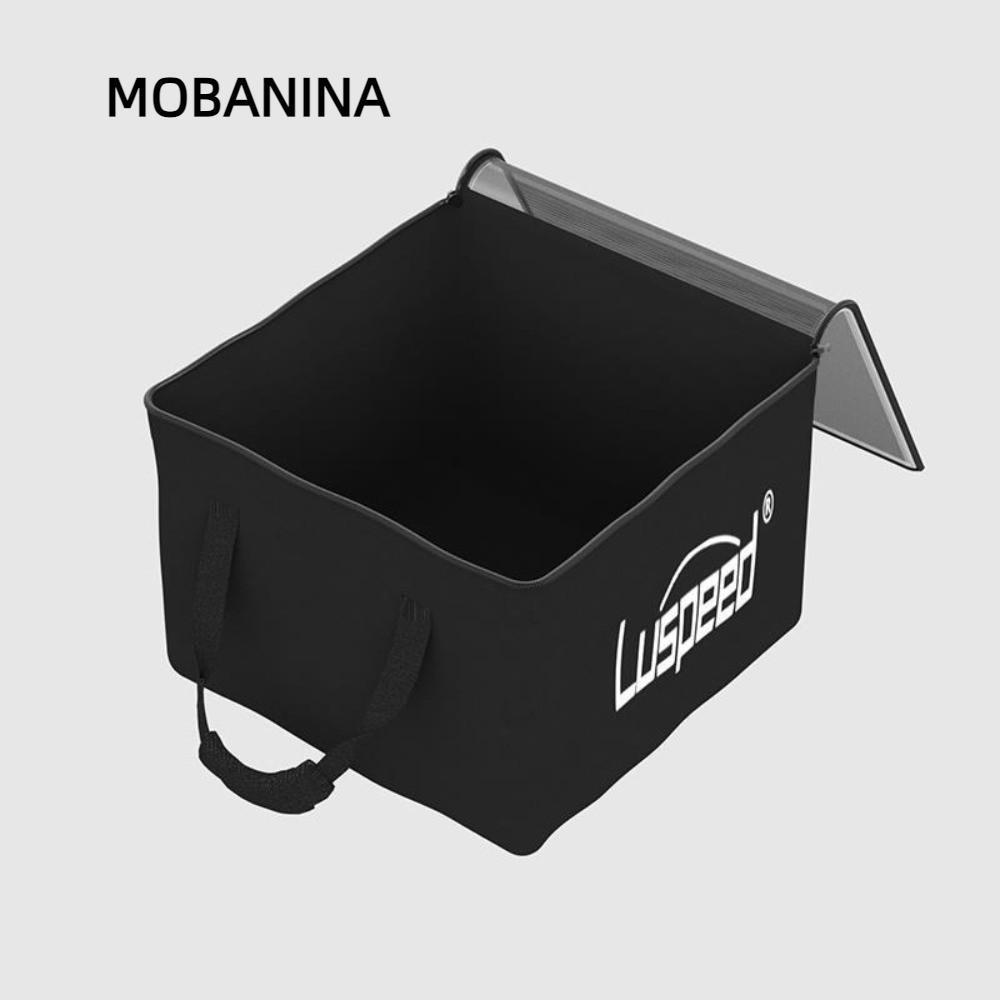 Xe đẩy chèn bóng tennis MOBANINA và Luspeed - Điều chỉnh độ cao, giỏ thu bóng lớn, thép không gỉ