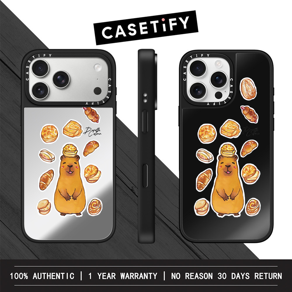 CASETiFY Capybara Mirror iPhone Case cho iPhone 17 Pro Max 17 Pro 17 Air Case iPhone 16 Pro Max Mirr