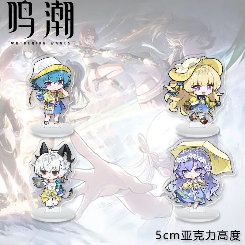 Mô Hình Standee Wuthering Waves Mica Chibi Trang Trí Bàn Học Anime Minh Triều Wuthering Waves Lawson