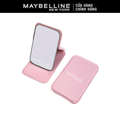 [QUÀ TẶNG KHÔNG BÁN] Gương trang điểm tiện lợi gấp gọn màu hồng Maybelline New York