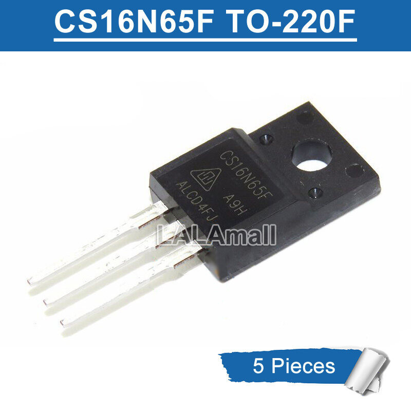 5 chiếc CS16N65F A9H TO220F CS 16N65 F TO-220F N-kênh 16A / 650V MOSFET Transistor IC gốc mới