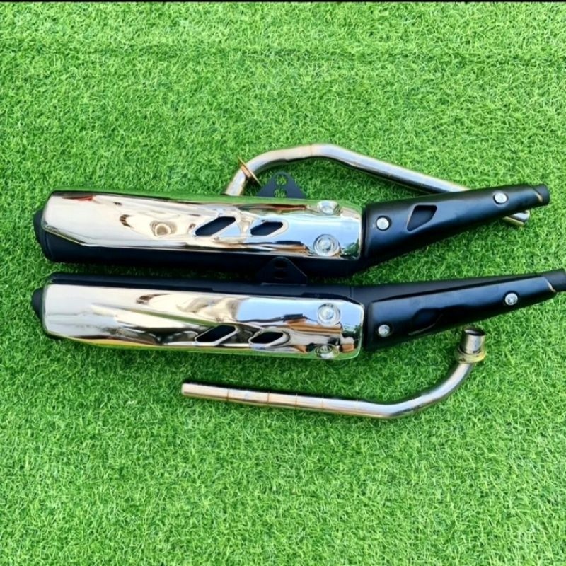 pô xe Pô Exciter 2010 Êm và Móc kèm cổ inox cho Sirius, Ex 2010, Ex135 5s, Ex135 4s, wave alpha