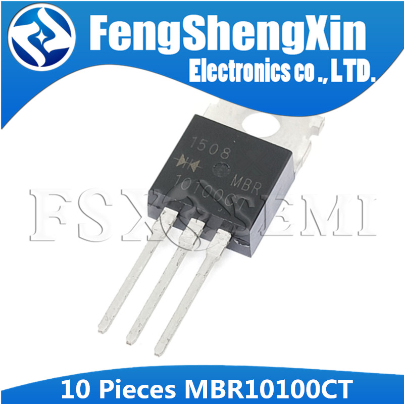 10 CHIẾC MBR10100CT TO-220 MBR10100 TO220 10100CT MÁY CHỈNH THANH SCHOTTTKY