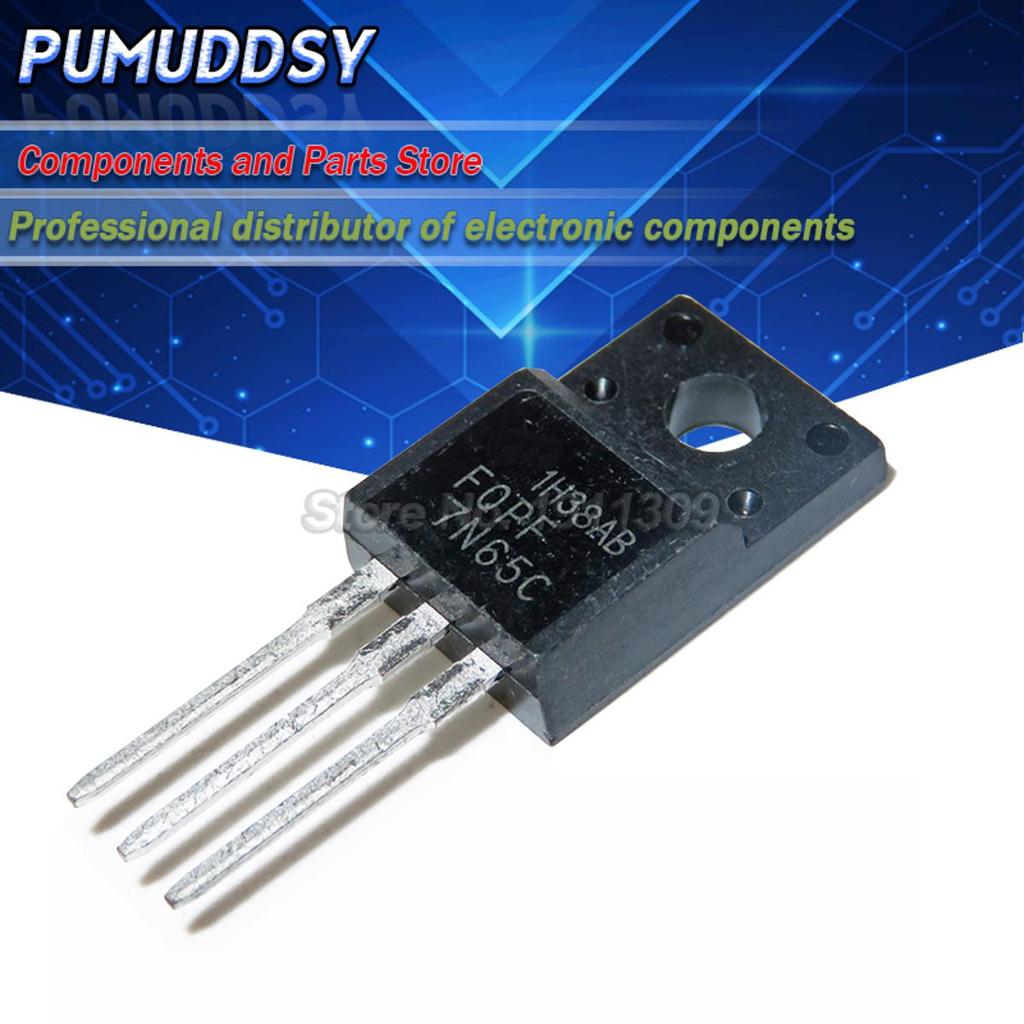 10 CÁI FQPF7N65C 7N65 TO-220F FQPF7N65 TO-220 MOS ống N-kênh 650V 7A