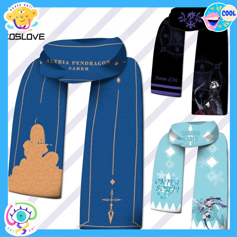 Khăn cosplay FGO họa tiết Saber Okita, phong cách anime, tiện lợi cho cả cosplay và sử dụng hằng ngà