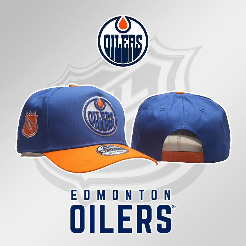 Mũ bóng chày Edmonton Oilers dành cho nam, dễ dàng điều chỉnh size