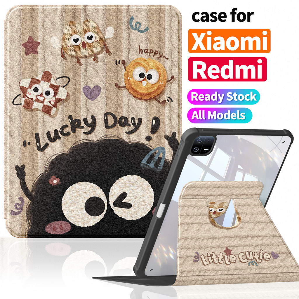 Thích hợp cho Xiaomi Pad 7 / 8 Pro 11.2 "Vỏ bảo vệ 丨 Phim hoạt hình dễ thương + TPU Soft Edge + Mặt 