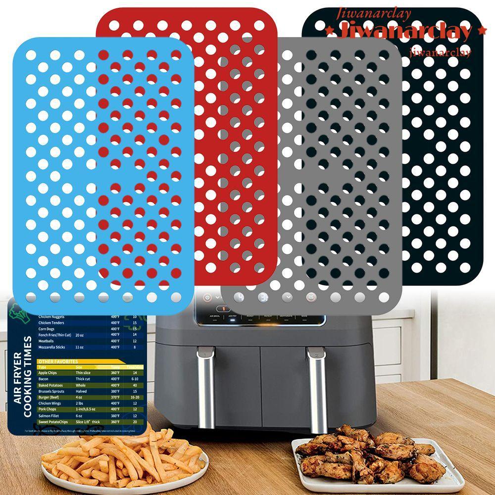 JIWANARCLAY Air Fryer Mat Lò nướng chống dính Nhà bếp cho Ninja DZ201 Foodi cho Ninja Foodi DZ201
