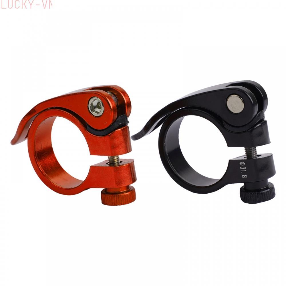 Quick and easy saddle pipe clamp colorful aluminum alloy 31 8mm 34 9mm