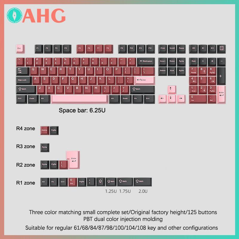 THÊM 126 Phím Double Shot Keycap PBT Cherry Bàn phím trò chơi cơ học cho MX Switch Keycap GMK67 GMK8