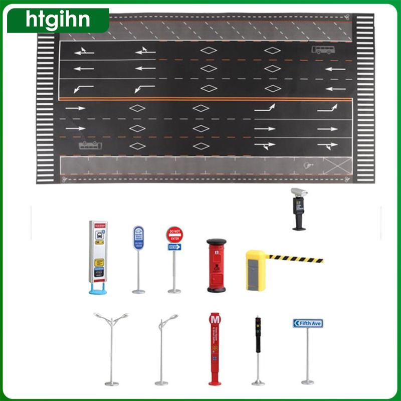 1: 64 Bãi đậu xe lớn Thảm mô hình ô tô Diecast Garage Mô hình ô tô thu nhỏ Hiển thị