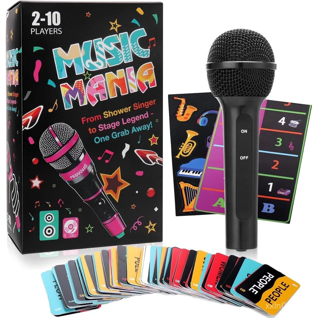 Trò chơi tiệc nhạc mưa Mity - Trò chơi bài Trivia âm nhạc có nhịp độ nhanh cho 2-10 người chơi | Trò