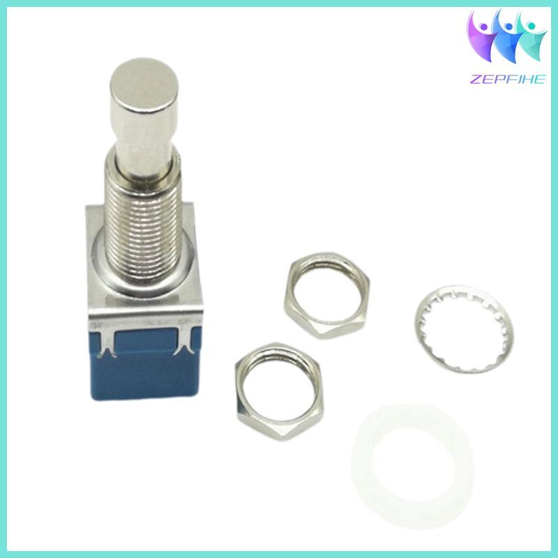 Nio 5 Cái 3PDT 9 Pin Hộp Bếp Chân Công Tắc True Bypass Guitar Hiệu Ứng Bàn Đạp Footswitch