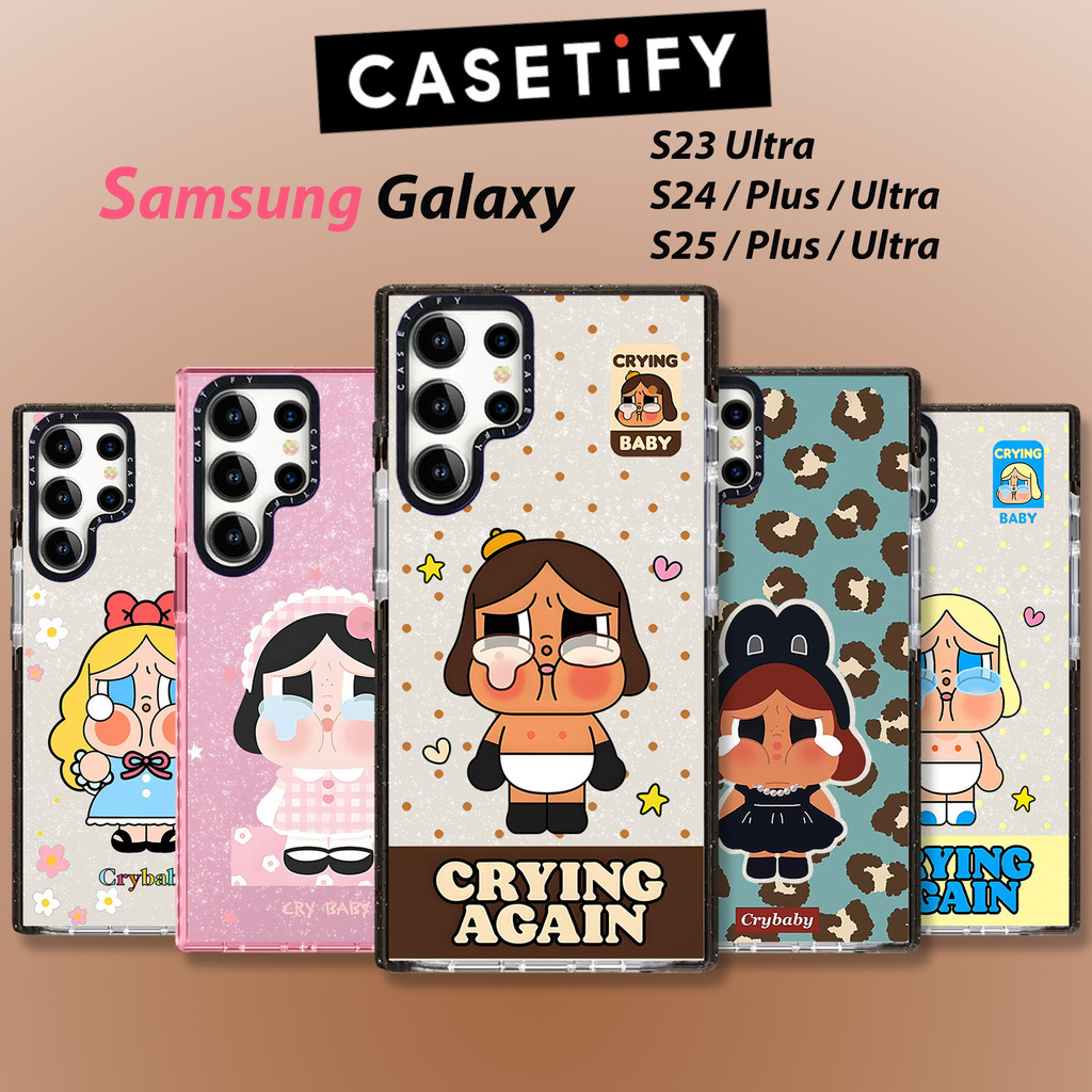 Ốp lưng Crybaby casetify samsung Vỏ điện thoại cho Samsung Galaxy S25Ultra tương thích S25Plus Ốp đi