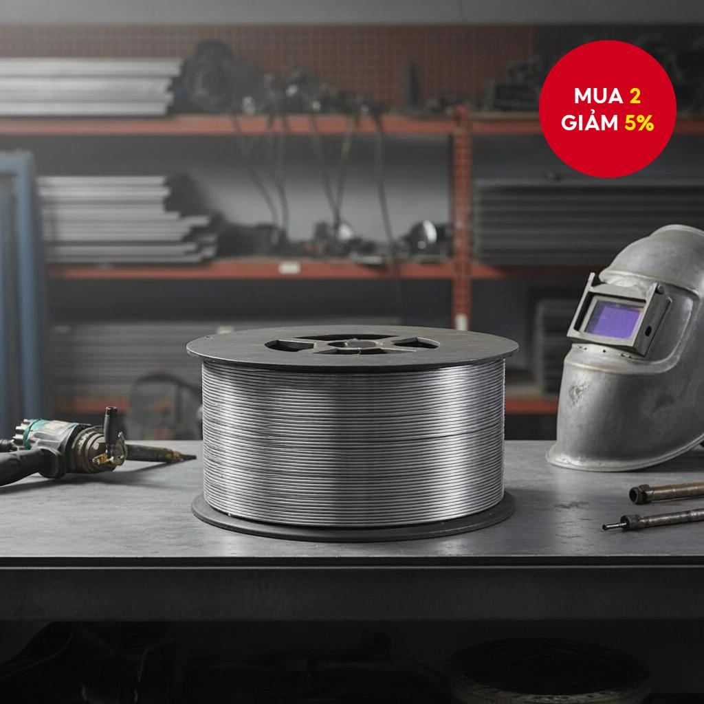 E71T-GS Dây hàn lõi thuốc không dùng khí 1kg – Giải pháp hàn thép không gỉ