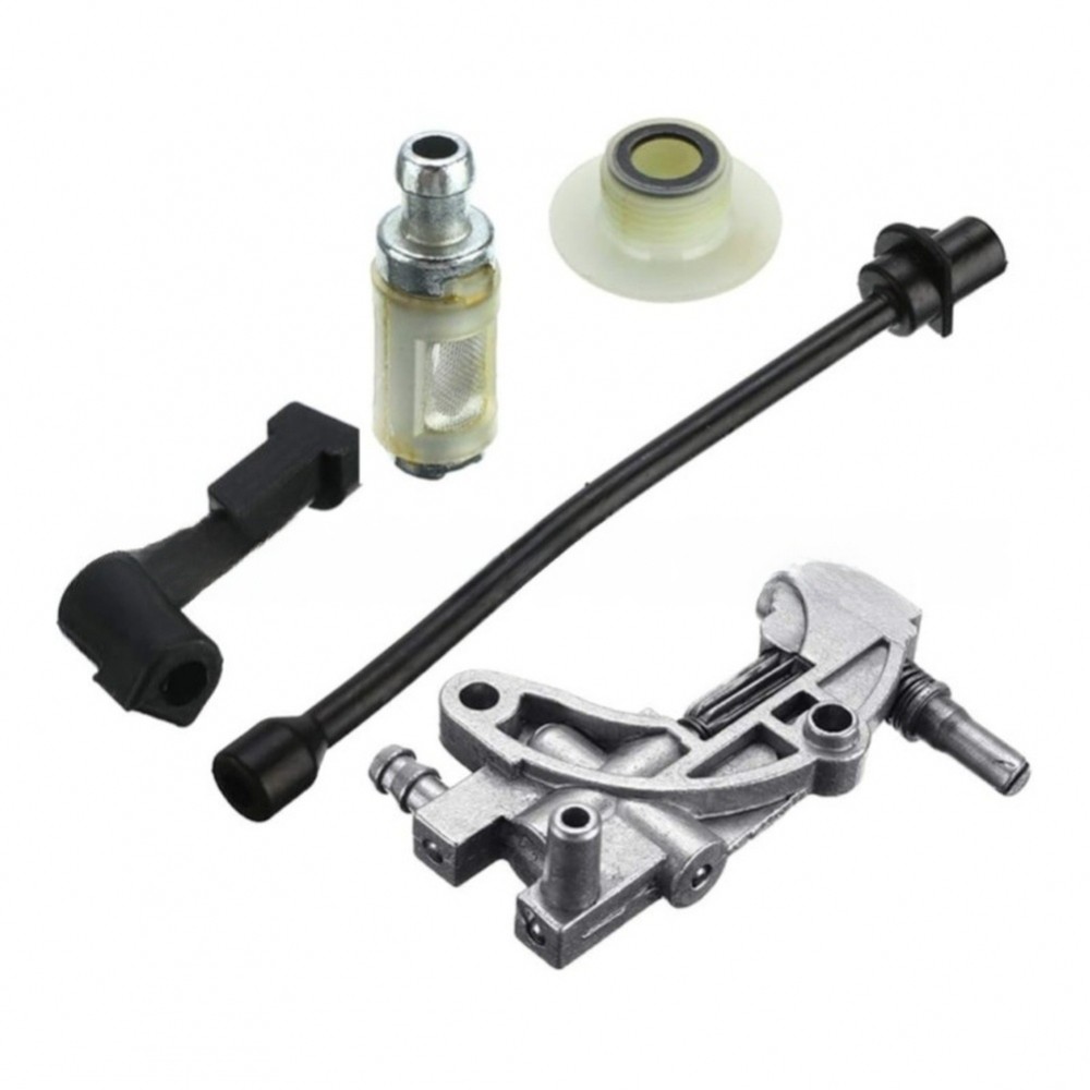 【TOYBOX】Oil Pump Replacement Kit with Filter for 45cc 52cc 58cc 4500 5200 5800 Chainsaws