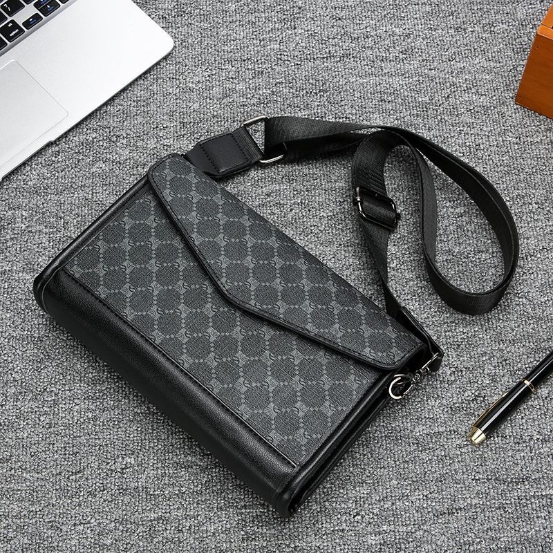 1.17A Phong Cách Mới Thời Trang Thường Ngày Một Vai Túi Nam Du Lịch Hàng Ngày Ba Lô Nắp Bảo Quản Điện Thoại Di Động Túi Nhỏ