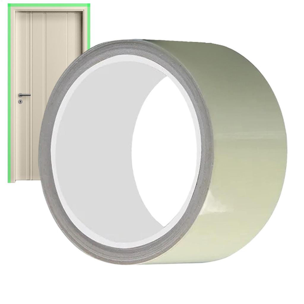 Glow in Dark Tape Adhesive Safety Egress Markers Safety Tape Wear-Resistant Green Fluorescent Tape F