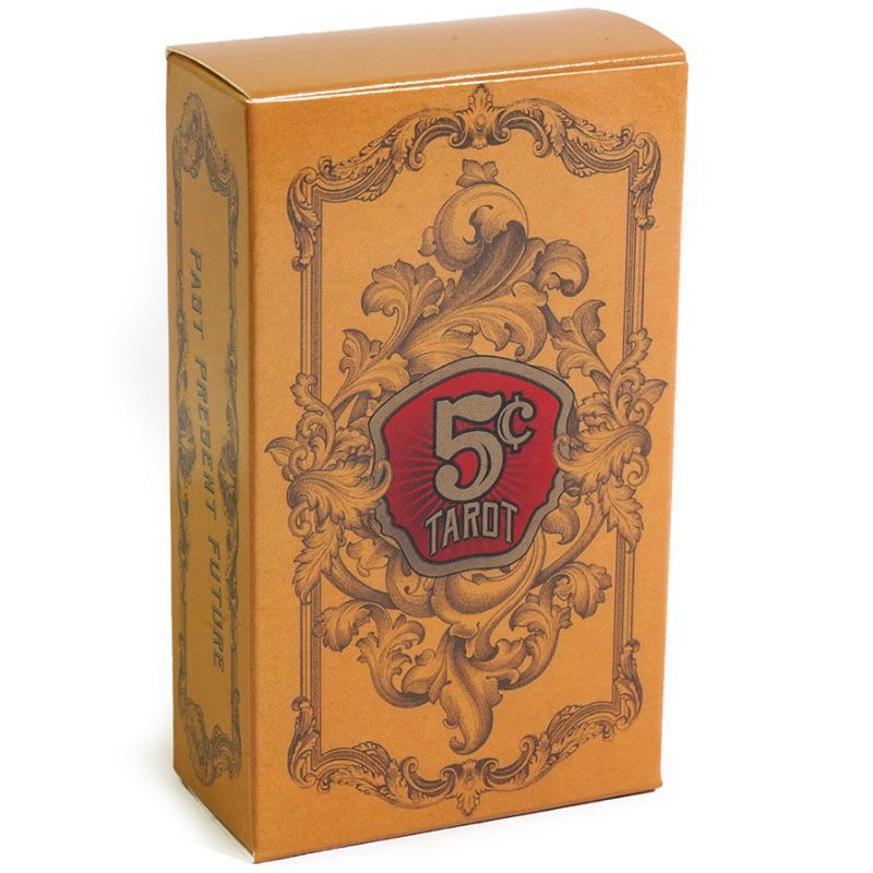 [Hàng có sẵn] 10.3 * 6cm Five Meifen Tarot Card English Board Game Card Game The 5-cent Tarot 2nd Ed