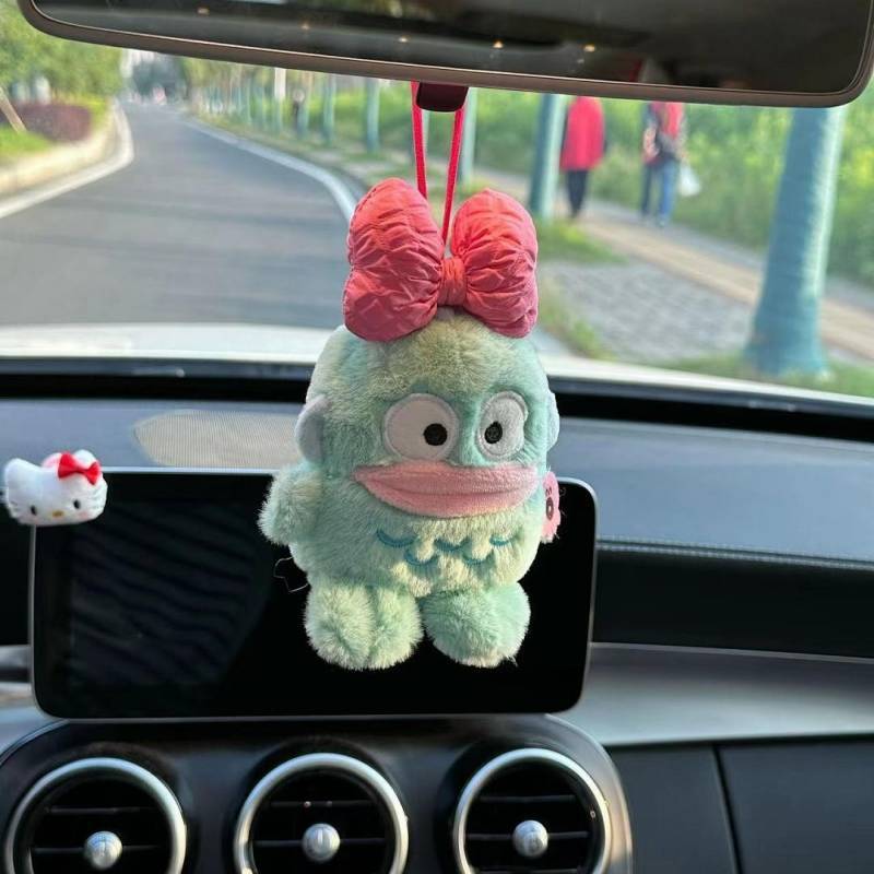 Ugly Fish Handon Car Rearview Mirror Pendant Keychain Bag Ornaments Cute Decoration CzXz