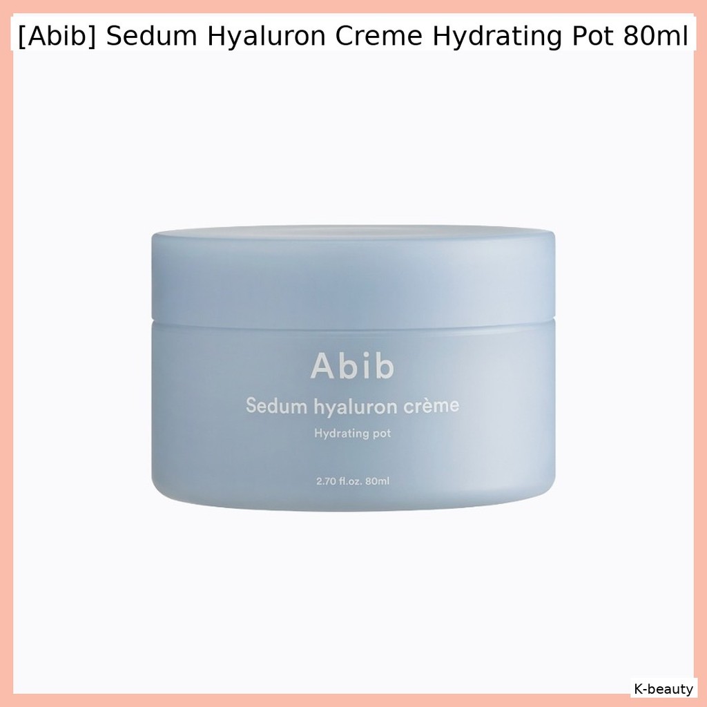 [Abib] Chậu dưỡng ẩm Sedum Hyaluron Creme 80ml / Creme Hàn Quốc / Độ ẩm sâu / Chính hãng 100% của K-