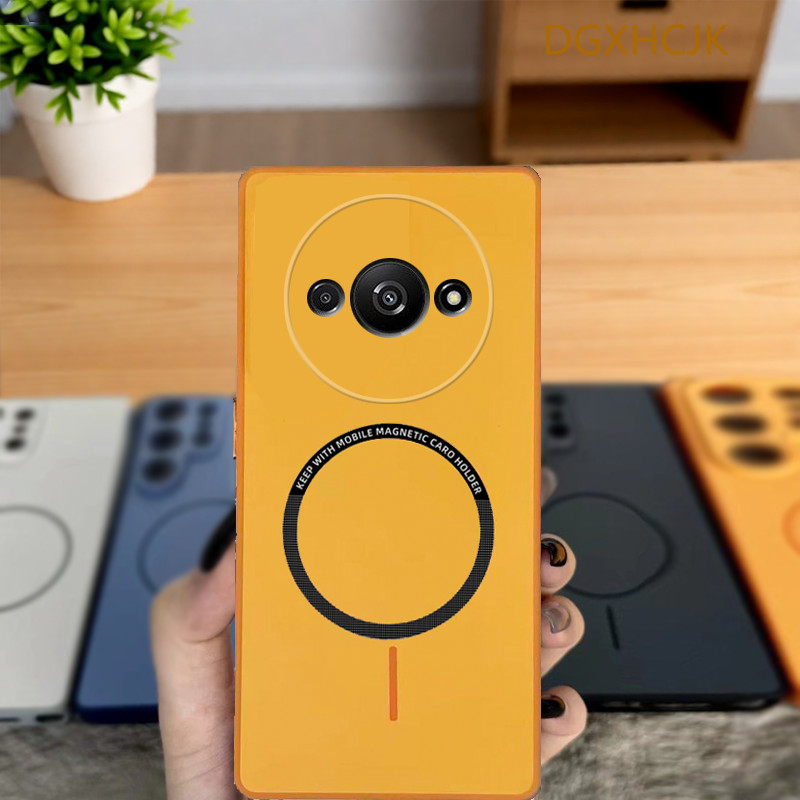 Dành Cho Xiaomi Poco C61 Ốp Lưng Poco C61 Vỏ Điện Thoại Poco C61 Vỏ POCO C61 Ốp Lưng Silicon Cứng Từ