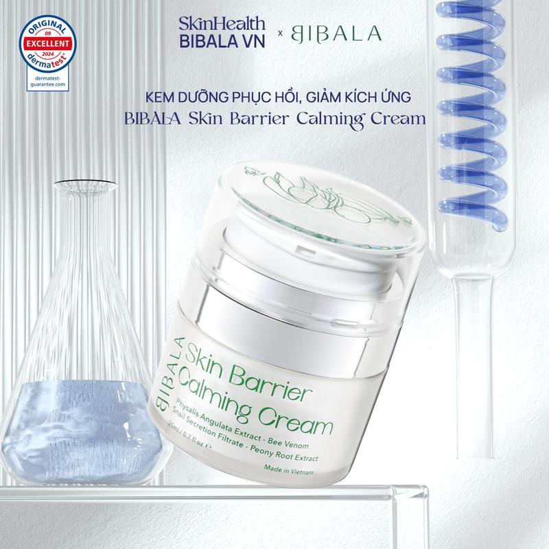 Kem dưỡng phục hồi, giảm kích ứng BIBALA SKIN BARRIER CALMING CREAM 20G. kem dưỡng bibala hỗ trợ làm