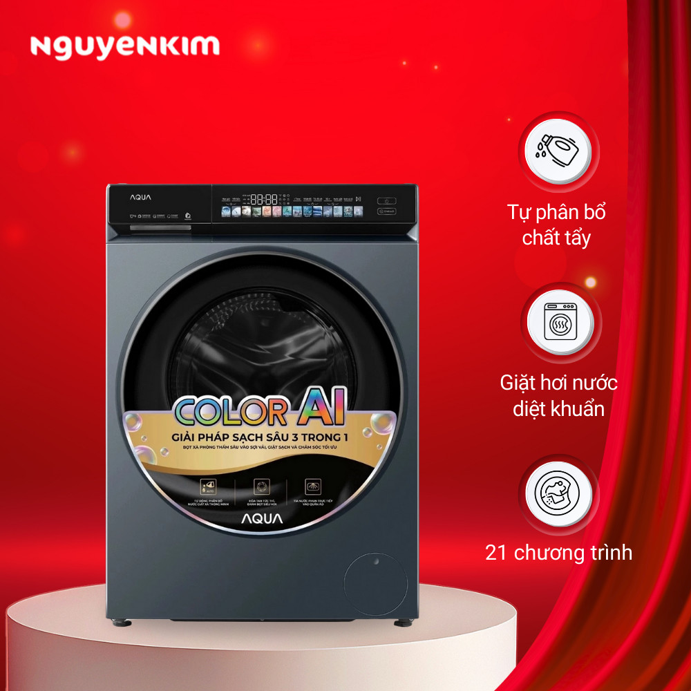 [Sản phẩm mới] Máy giặt Aqua Inverter 10 kg AW10-BD4377U1L(GN)
