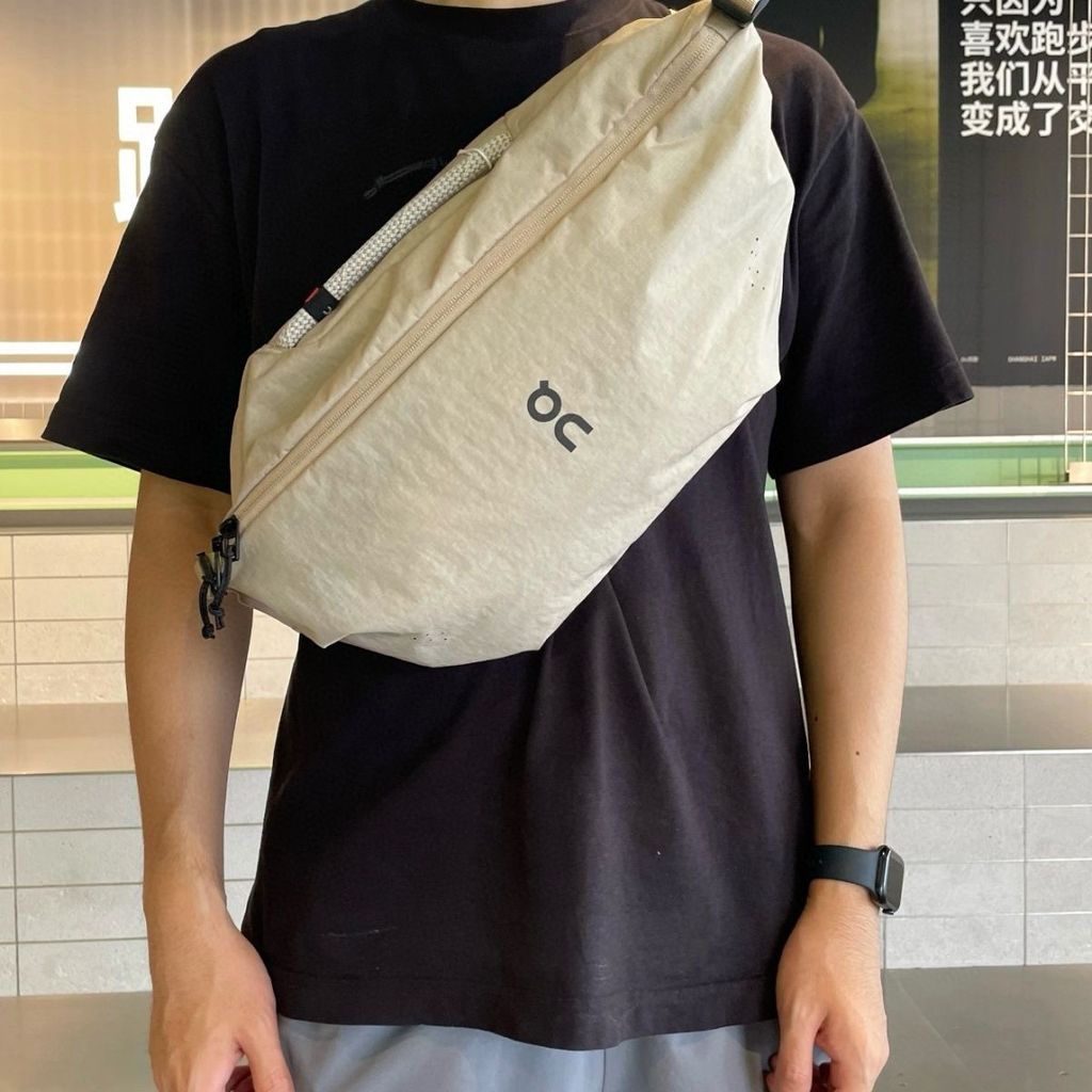 Túi đeo ngực ngoài trời 0n Cloud 9L, Túi thắt lưng thời trang một vai, Túi siêu mỏng thể thao và giả