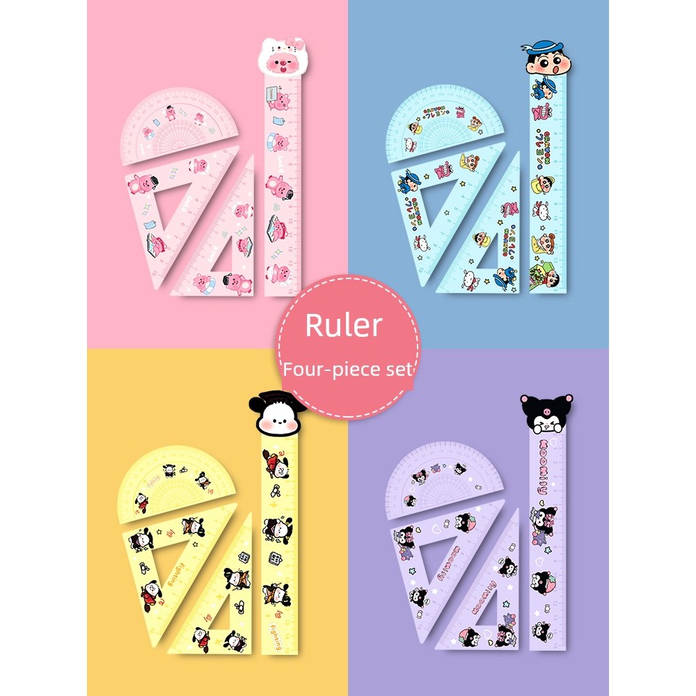 đồ dùng học sinh thước học sinh Bộ thước kẻ, thước kẻ, thước kẻ, thước kẻ, thước kẻ, thước kẻ, thước