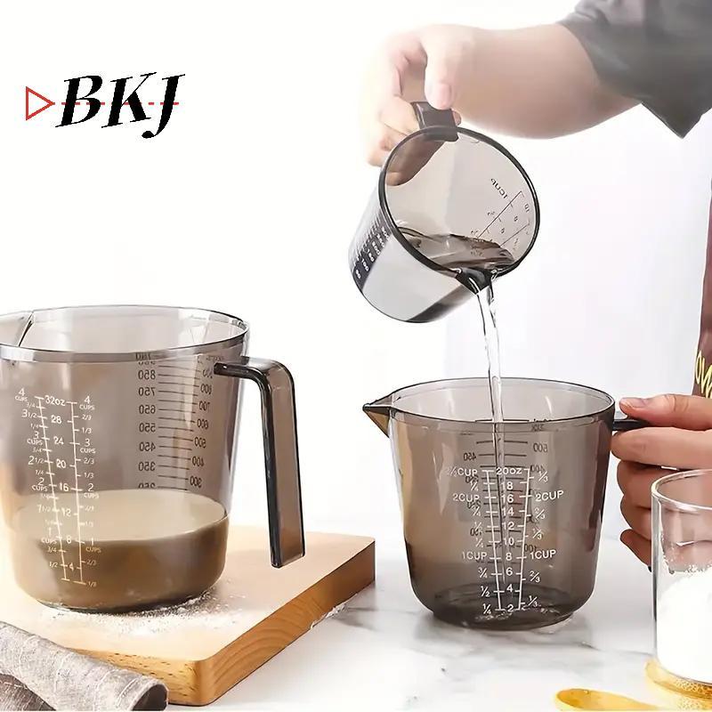 [KJ] Cốc đo lường bằng nhựa dùng cho nhà bếp & nướng bánh, Cốc thể tích 150 / 300 / 600 / 1000ml [Mớ