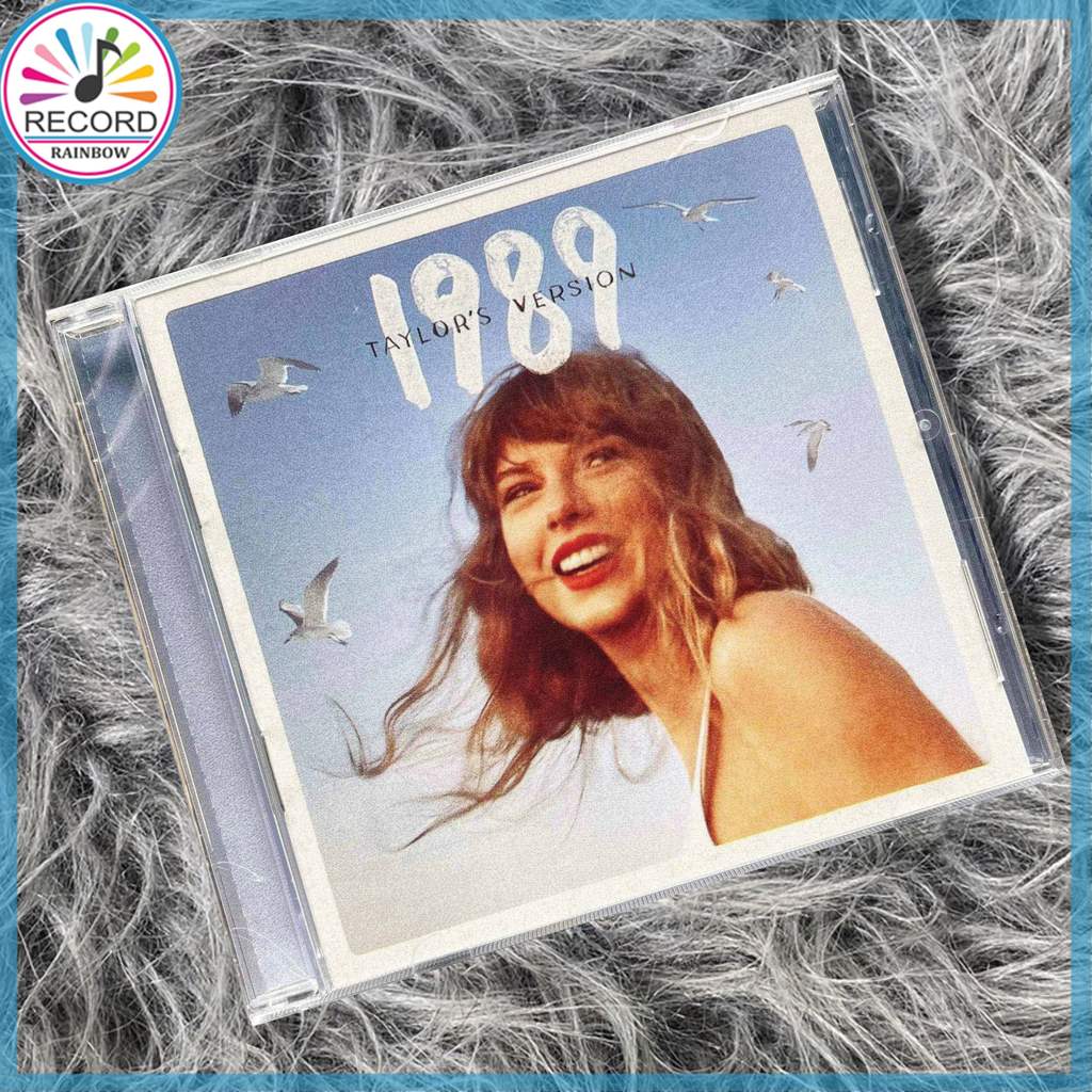 Original Taylor Swift 1989 Taylor's Version Crystal Skies Blue Deluxe Polaroid Edition CD Album [Sea