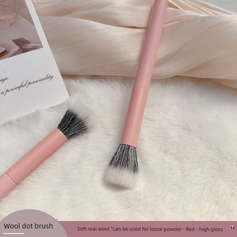 cọ trang điểm cọ tán má hồng Cọ đánh má hồng lông cừu Cangzhou Cọ trang điểm lông động vật Cọ trang 
