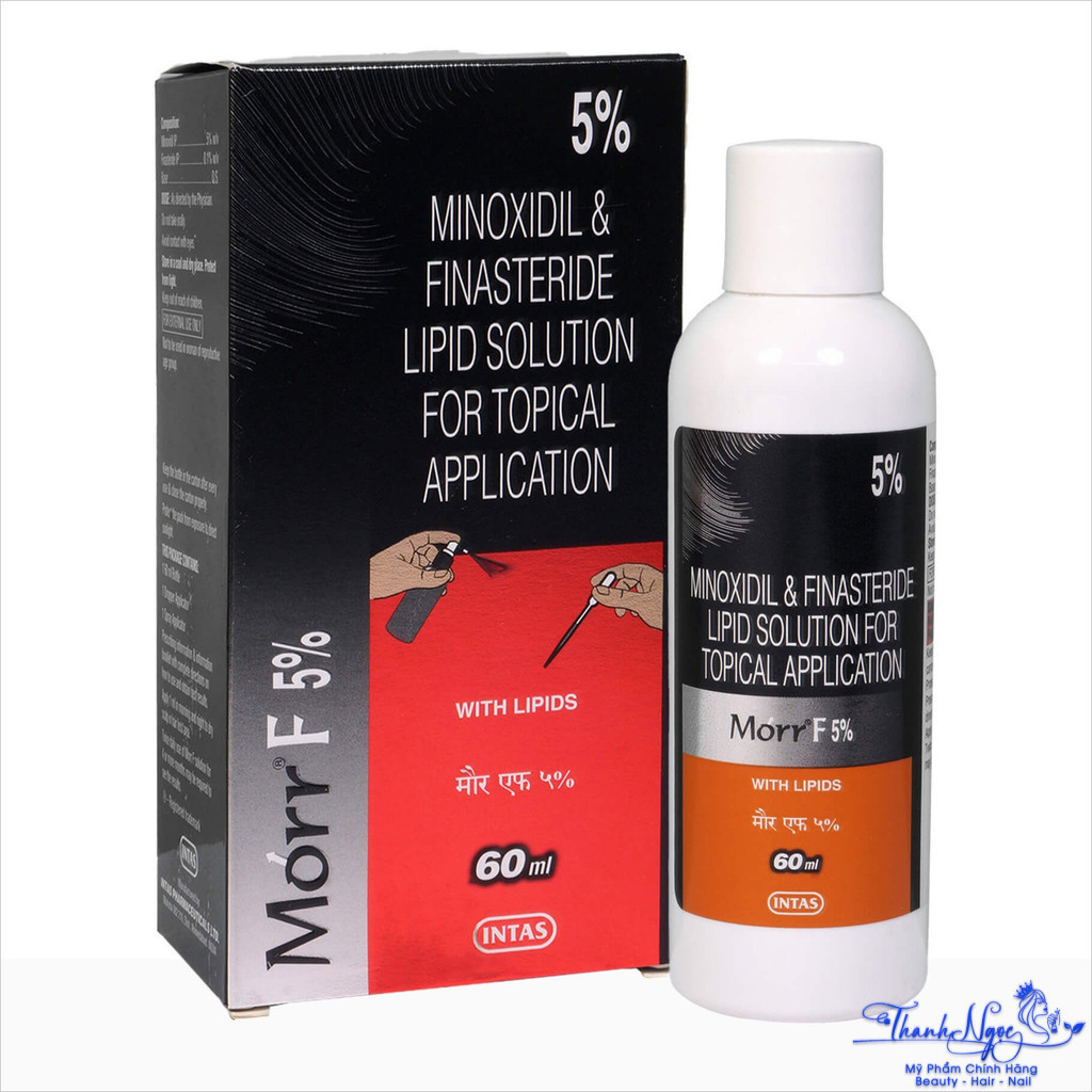 [ TN ] Tinh chất mọc râu, mọc tóc cao cấp Mi-no-xi-dil Solution Morr F 5% F5 60ml ( Ấn Độ )