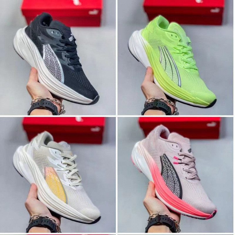 Deviate Nitro 3 Nam Đua Đệm Carbon Tấm Nitơ Thể Thao Huấn Luyện Giày Chạy Bộ Chống Mài Mòn Chống Trơ