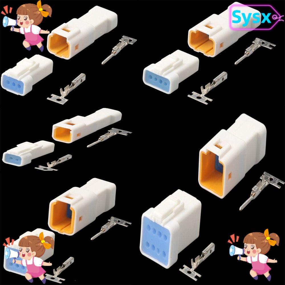 Đầu nối cáp chống nước ô tô SYSX, 2 3 4 6 8 pin JST JWPF Loại JST JWPF Nam Nữ Mông Cắm, Khối đầu cuố
