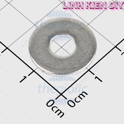[20 Cái]- Long Đền Kín M6 x 18mm Dày 1.5mm Inox 201 Linh Kiện DIY