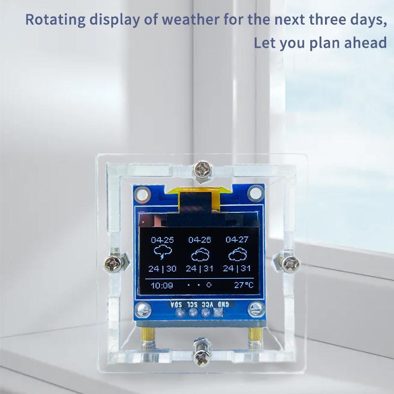 GOAY ESP8266 MINI Weather Clo WIFI Digital Clo DIY Bộ hàn Điện tử Đa chức năng Trạm thời tiết VN
