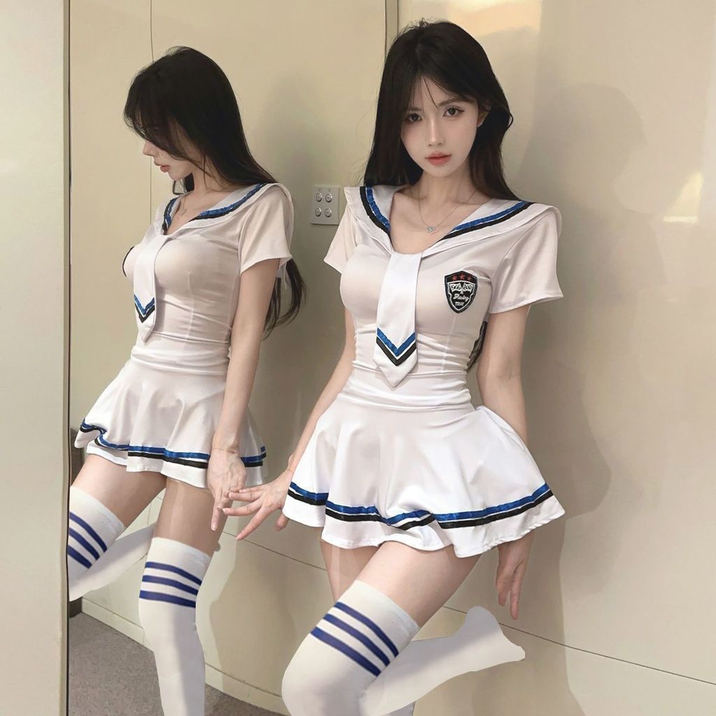 Bộ đồng phục thủy thủ Jk Váy ngắn