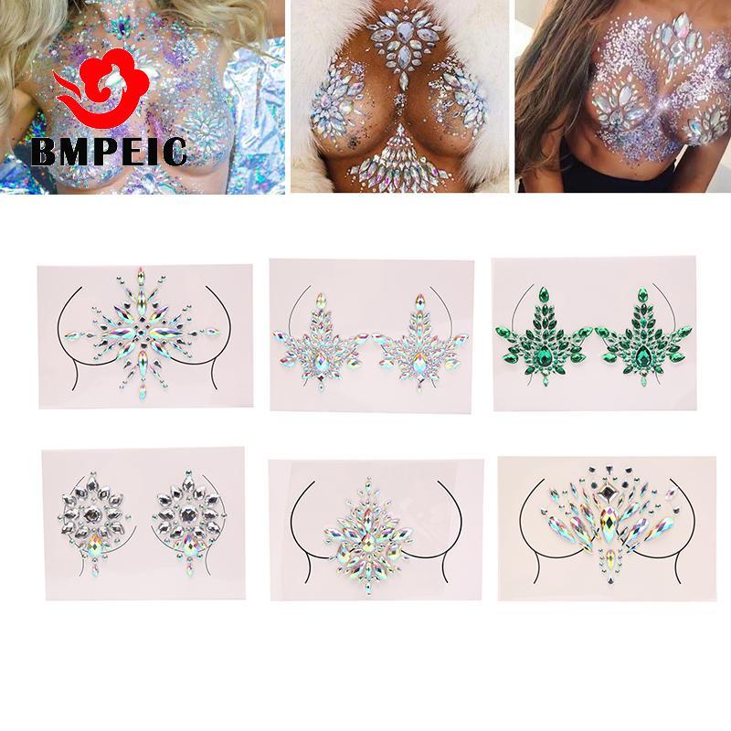 Bình sữa giả cape acrylic pha lê mới, dính ngực gợi cảm